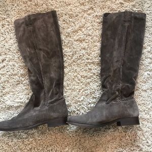 Frye cara tall boots oil suede